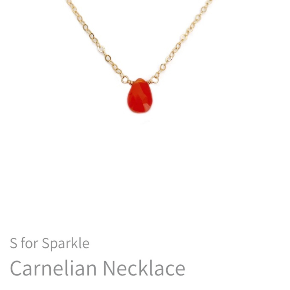 Brand New Carnelian Necklace S for Sparkle